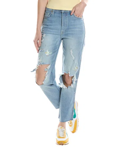 Shop 7 For All Mankind High-rise Cropped Straight Wistera Jean In Multi