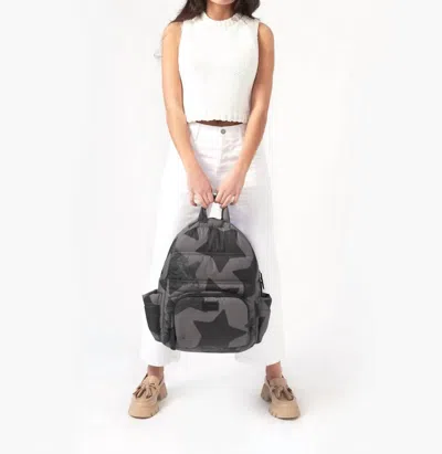 Shop 7am Enfant Everyday Backpack In Print Stella In Grey