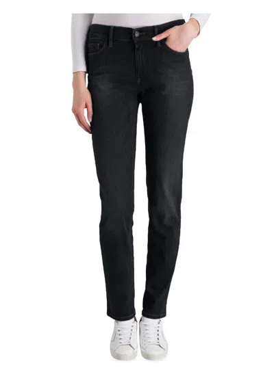 Shop Raffaello Rossi Vic 7/8 Black Jeans In Grey
