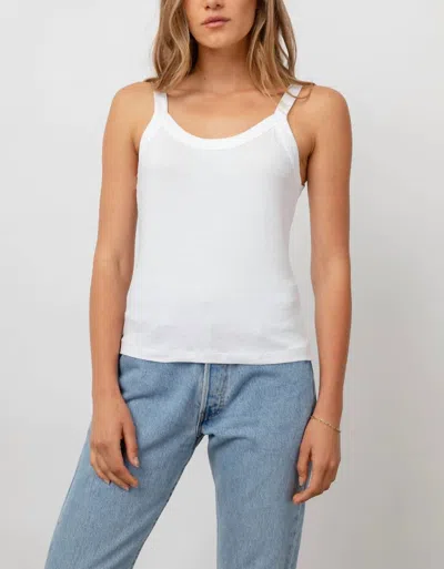 Shop Rails The Fitted Tank In Ivory In White