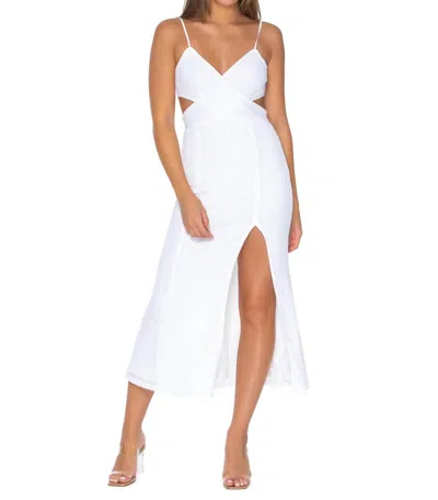 Shop Saylor Harmonie Dress In White Sequin