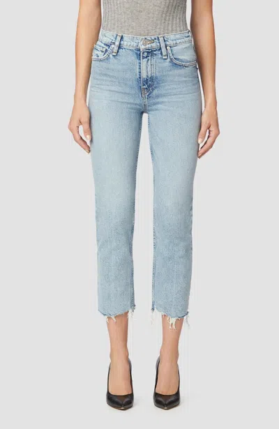 Shop Hudson Remi High Rise Crop Jeans In Two Hearts In Blue