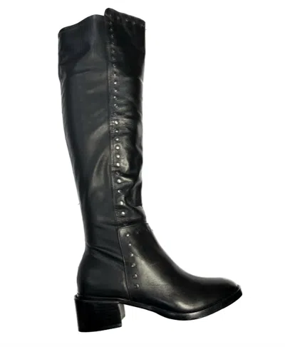 Shop Golo Sleek Over-the-knee Boot In Noir Vintage Calf In Black