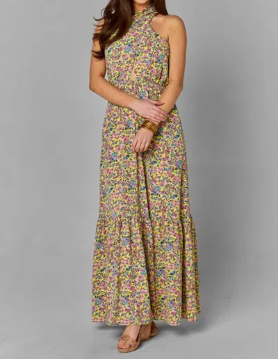 Shop Buddylove Pepper Maxi Dress In Marigold In Multi