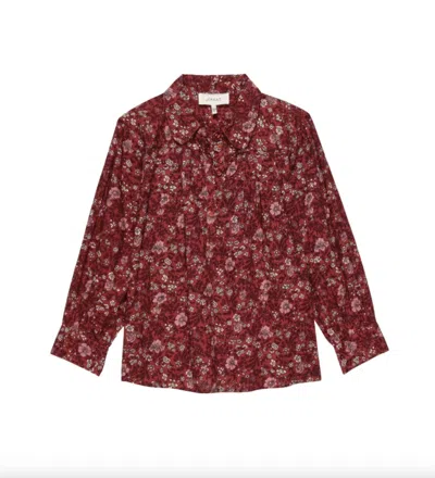 Shop The Great The Summit Top In Spice Mesa Floral In Red