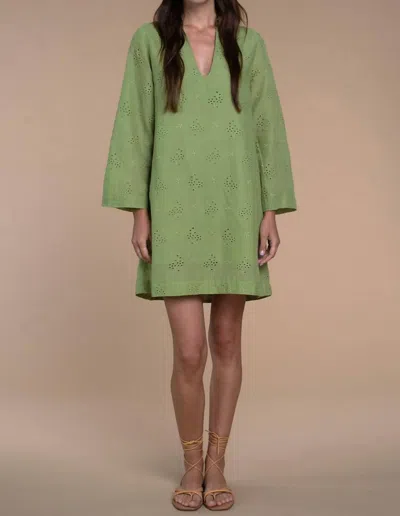 Shop Olivia James The Label Taylor Dress In Sweet Pea In Green