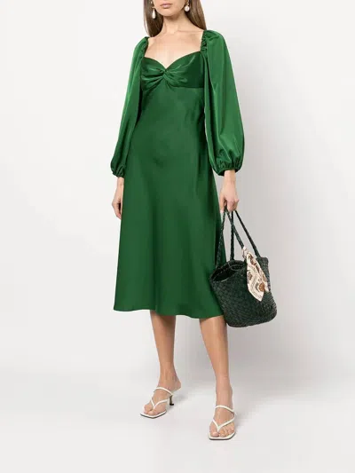 Shop Sachin & Babi Melody Midi Dress In Emerald In Green