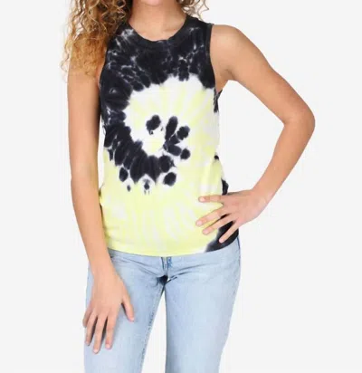 Shop Central Park West Bayview Tank In Blue In Yellow