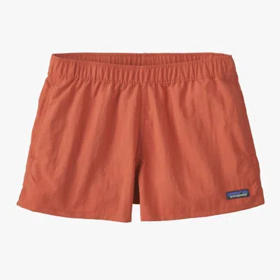 Shop Patagonia W Barely Baggies Shorts In Quartz Coral In Brown