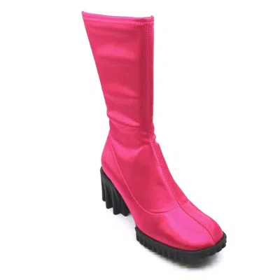 Shop 4ccccees Bloffo Half Boots In Fushia In Pink