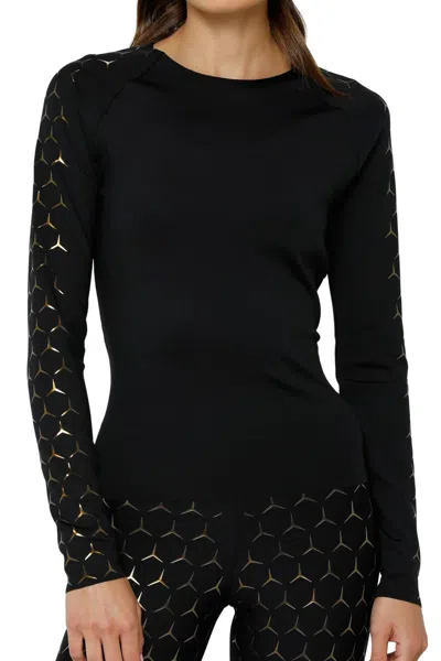Shop Ultracor Hypersonic Velocity Top In Black & Gold