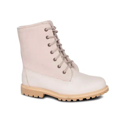 Shop Cloud Nine Ladies Jo-jo Sheepskin Boot In Sand In White