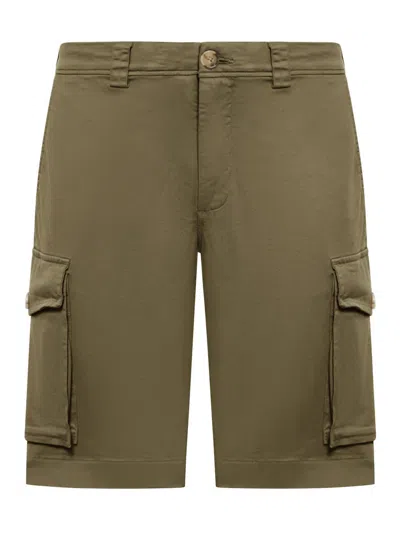 Shop Woolrich Cargo Shorts In Green