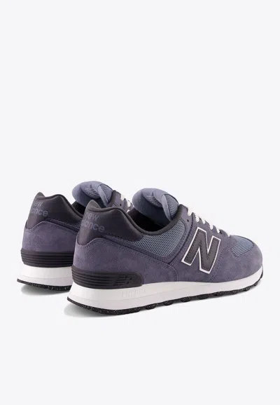 New Balance 574 Low-top Sneakers In Dark Arctic Grey With Phantom In Gray