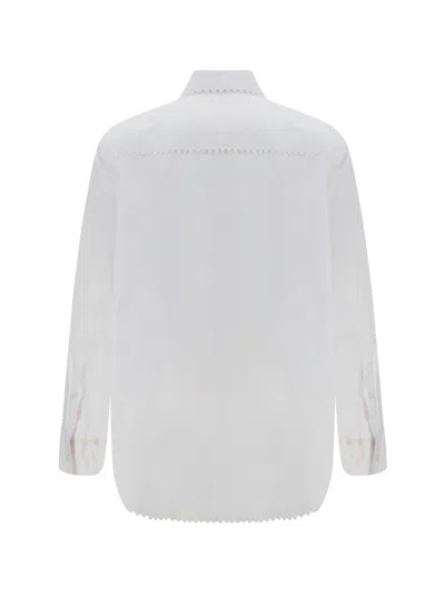 Shop Bottega Veneta Women Compact Shirt In White