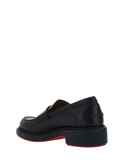 Shop Christian Louboutin Men Urbino Loafers In Black