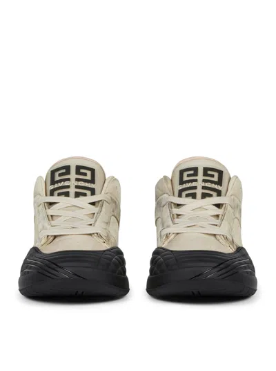 Shop Givenchy Men Skate Sneaker In Nubuck And Synthetic Fibre In White