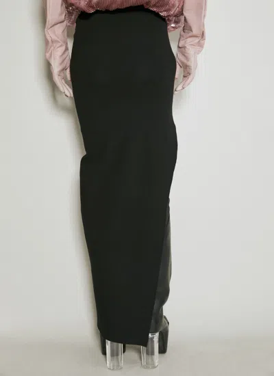 Shop Rick Owens Women Knit Maxi Skirt In Black