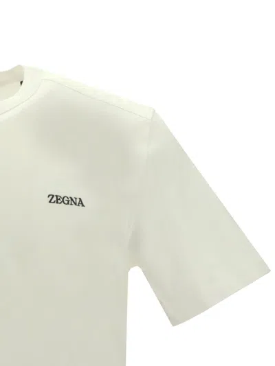 Shop Zegna Men T-shirt In Multicolor