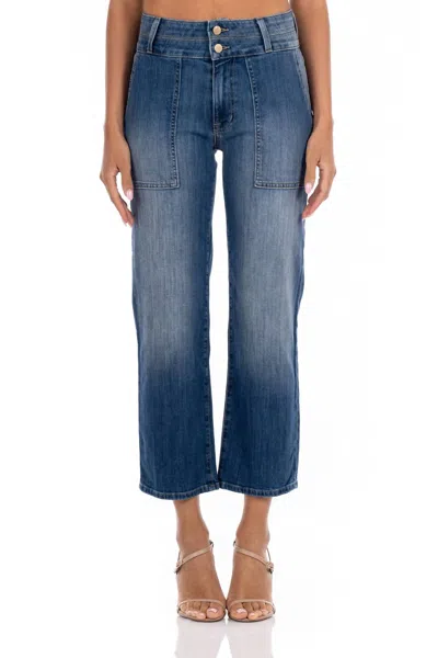 Shop Fidelity Brando Jeans In Siesta In Blue