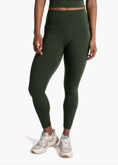 Lole Comfort Stretch Ankle Legging In Kombu In Green