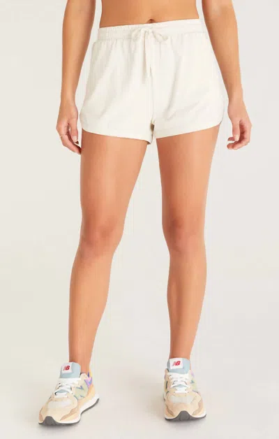 Shop Z Supply Domingo Shorts In Sandstone In White