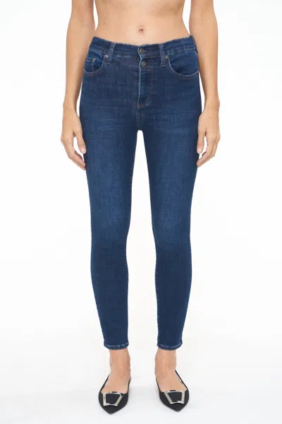Pistola Aline High Rise Skinny Jean In Metropolitan Wash In Blue