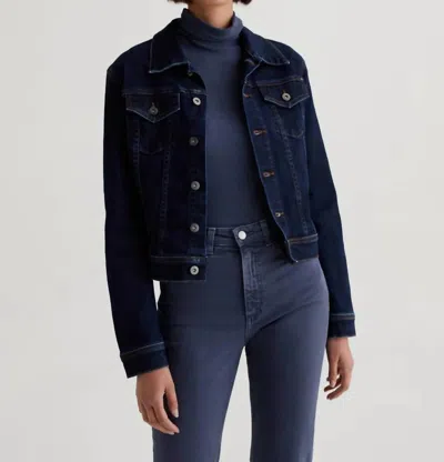 Shop Ag Robyn Jacket In Modern Indigo In Blue
