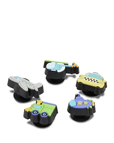 Shop Crocs Unisex Jibbitz Charms, Pack Of 5 - Ages 3+ In Tiny Vehicles