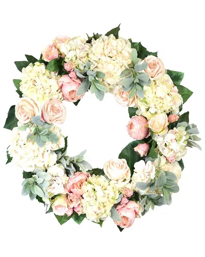 Shop Creative Displays 27 Spring Wreath In Pink