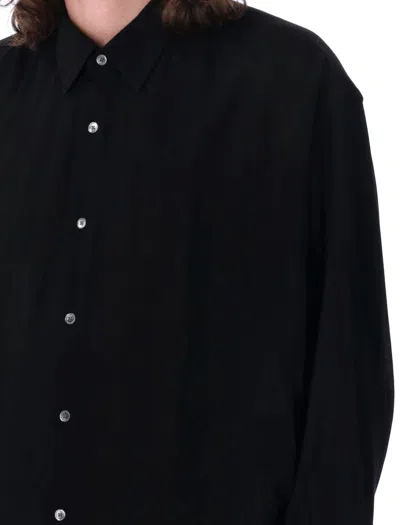 Shop Ami Alexandre Mattiussi Ami Paris Boxy Shirt In Black