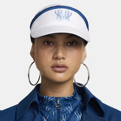 Shop Nike Unisex Serena Williams Design Crew Unstructured Dri-fit Cap In White