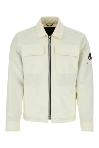 Shop Moose Knuckles Jacques Jacket In White