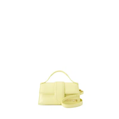 Shop Jacquemus Le Bambino Bag - Leather - Yellow In Gold