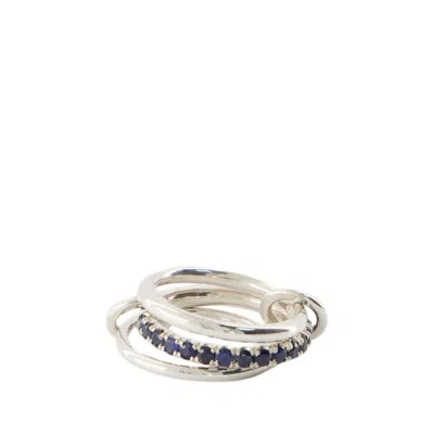 Shop Spinelli Kilcollin Petunia Ring - Blue - Silver In Not Applicable