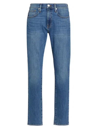 Shop Frame Men's L'homme Slim Jeans In Blue Hills