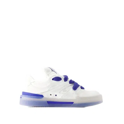 Shop Dolce & Gabbana New Roma Sneakers - Leather - White