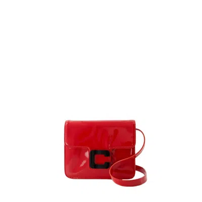 Shop Carel Paris Michelle Crossbody - Leather - Red