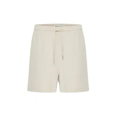 Shop Ichi Ocie Shorts-silver Grey-20120769 In Metallic