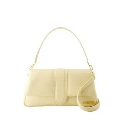 Shop Jacquemus Le Bambimou Bag - Leather - Ivory In Neutrals