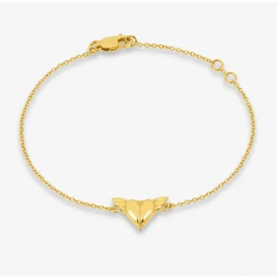 Shop Rachel Jackson Guardian Angel Wings Bracelet In Gold
