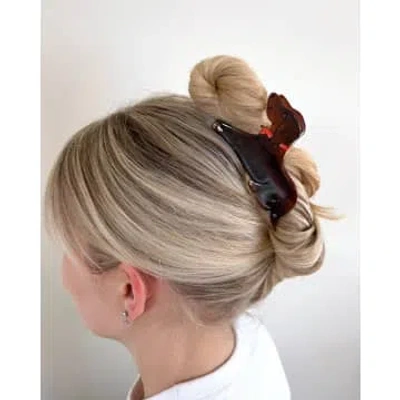 Shop Solar Eclipse Hand-painted Dachshund Claw Hair Clip