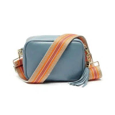Shop Elie Beaumont Crossbody Handbag Light Blue W Designer Strap