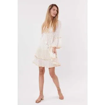 Shop Derhy Sandra Dress In Cream In Neutrals