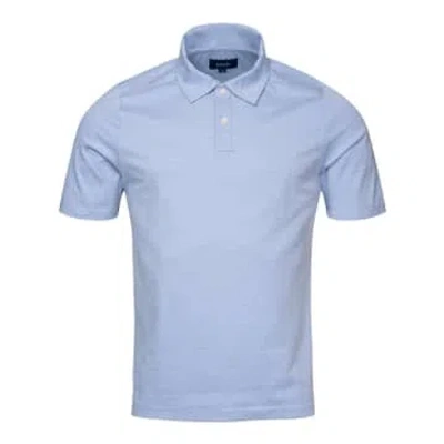 Shop Eton - Light Blue Soft Touch Polo Shirt 10001077022
