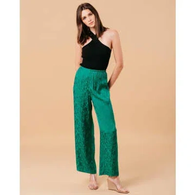 Shop Grace & Mila Green Fluid Pants