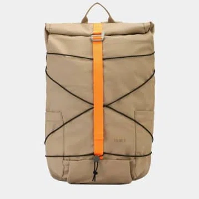 Shop Elliker Dayle Roll Top Backpack In Neutrals