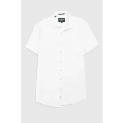 Shop Rodd & Gunn - Palm Beach Short Sleeve Linen Shirt In Snow White Lp6266