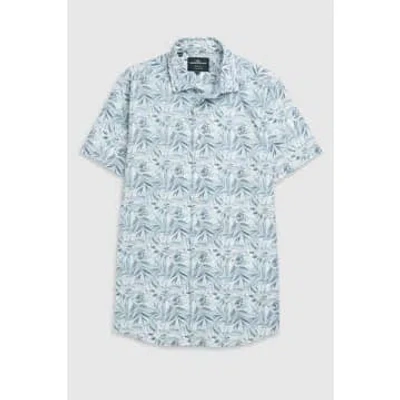 Shop Rodd & Gunn - Cherry Tree Bay Short Sleeve Shirt In Sky Lp6255