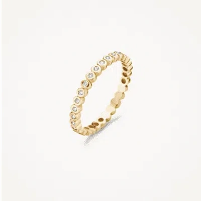 Shop Blush 14k Yellow Gold Zirconia Ring